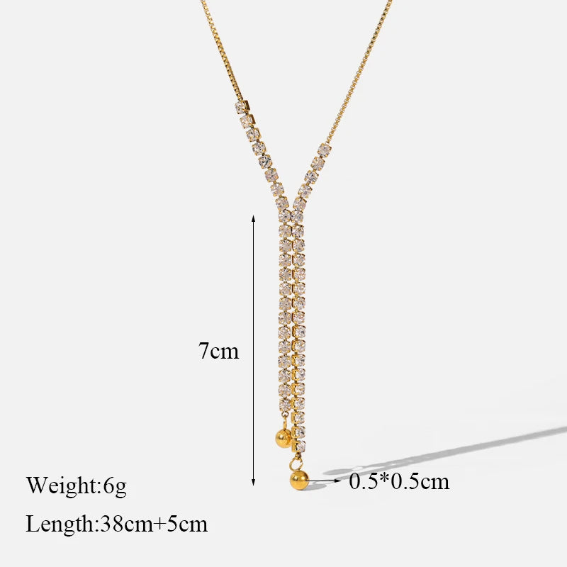Collier ras du cou EILIECK en acier inoxydable 316L couleur or avec pendentif en perles creuses, inaltérable, idéal pour les cadeaux de fêtes.