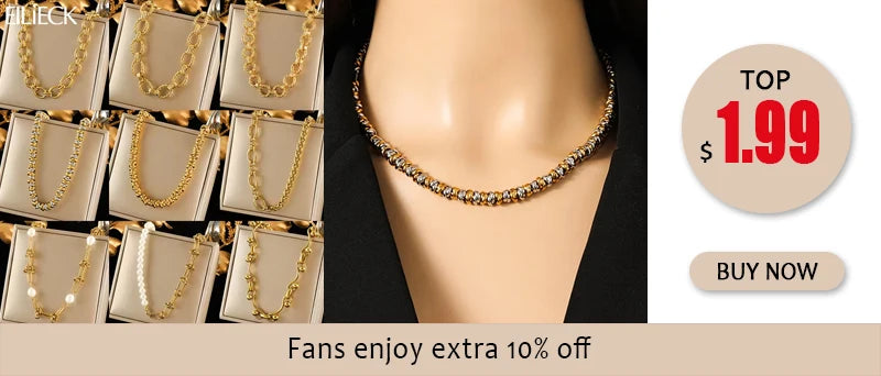 Collier pendentif tendance en acier inoxydable 316L, forme étoile de mer, lune et soleil, avec chaîne dorée. Bijou fantaisie à offrir.