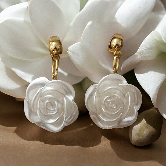 Boucle motif fleural