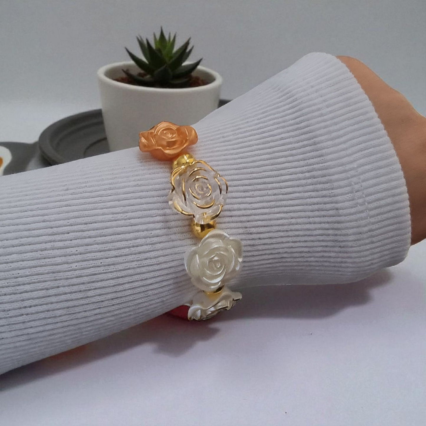 Bracelet a fleurs