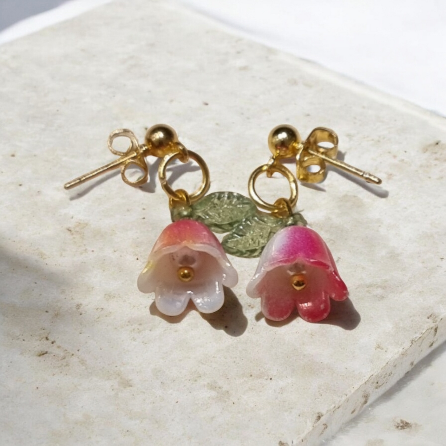 Parure en acier inoxydable a moi fleur