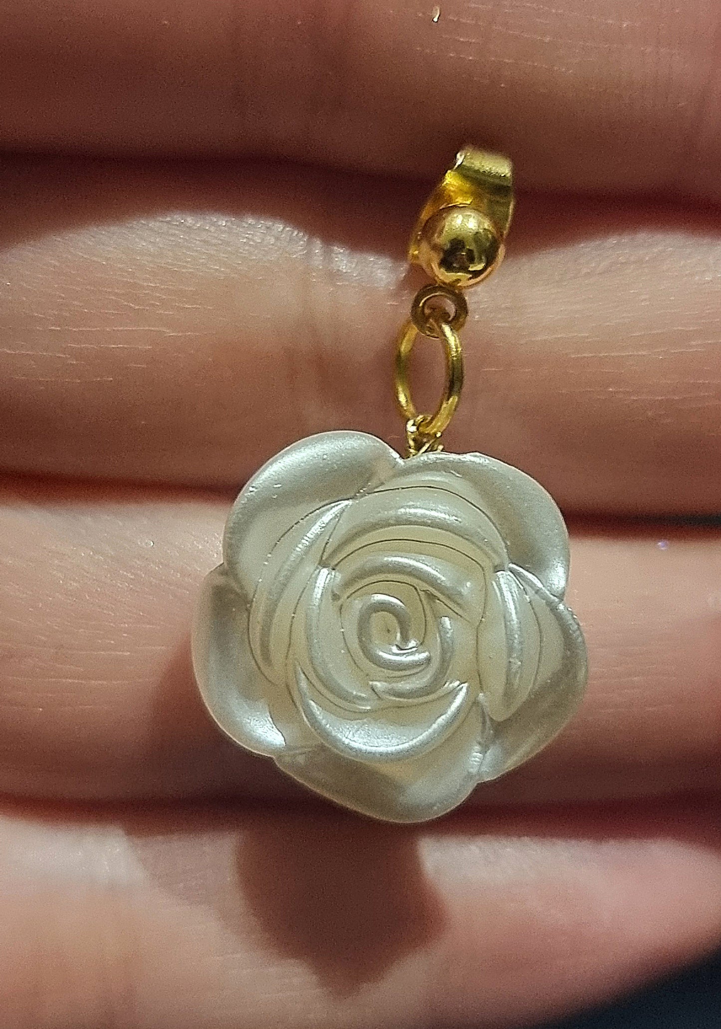 Boucle motif fleural